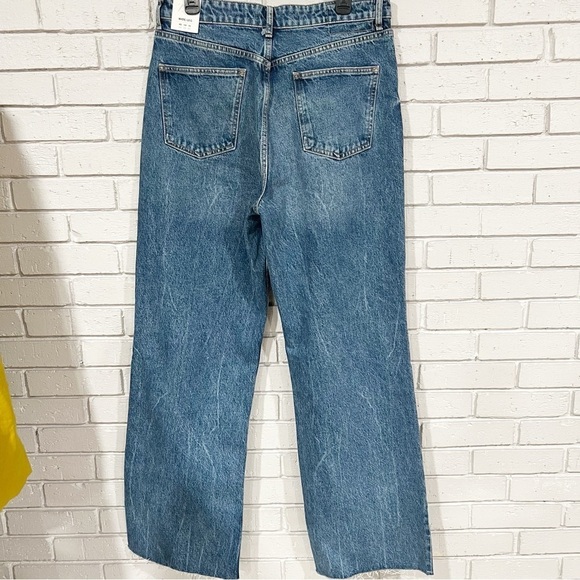 Zara Women’s Ripped Wide Leg Jeans - Picture 5 of 8